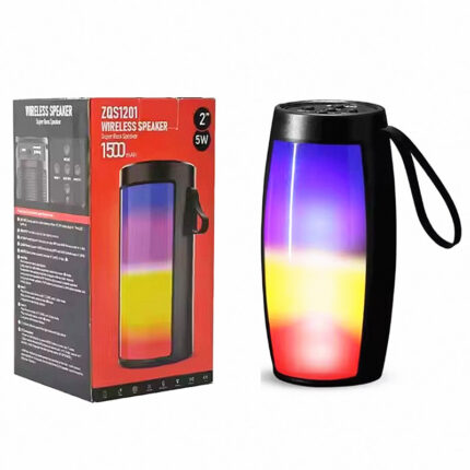 Haut-parleur Bluetooth 1202 Haut-parleur sans fil 5.0 Super BASS Téléphone mobile Nuit Colorée Ordinateur Carte TF Cadeau Bluetooth Audio